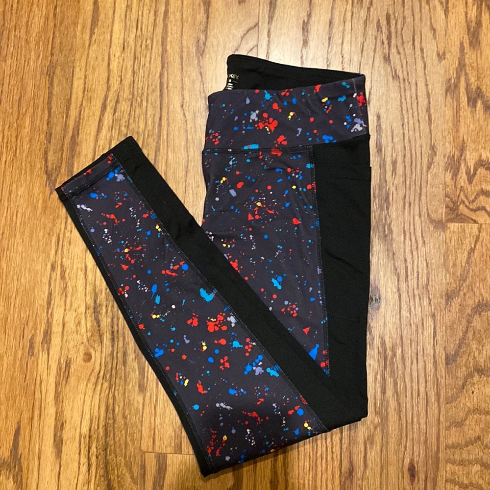 Jockey paint spots leggings size large